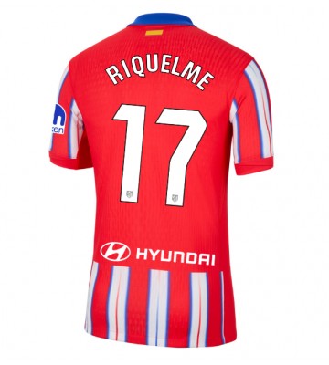 Atletico Madrid Rodrigo Riquelme #17 Primera Equipación 2024-25 Manga Corta